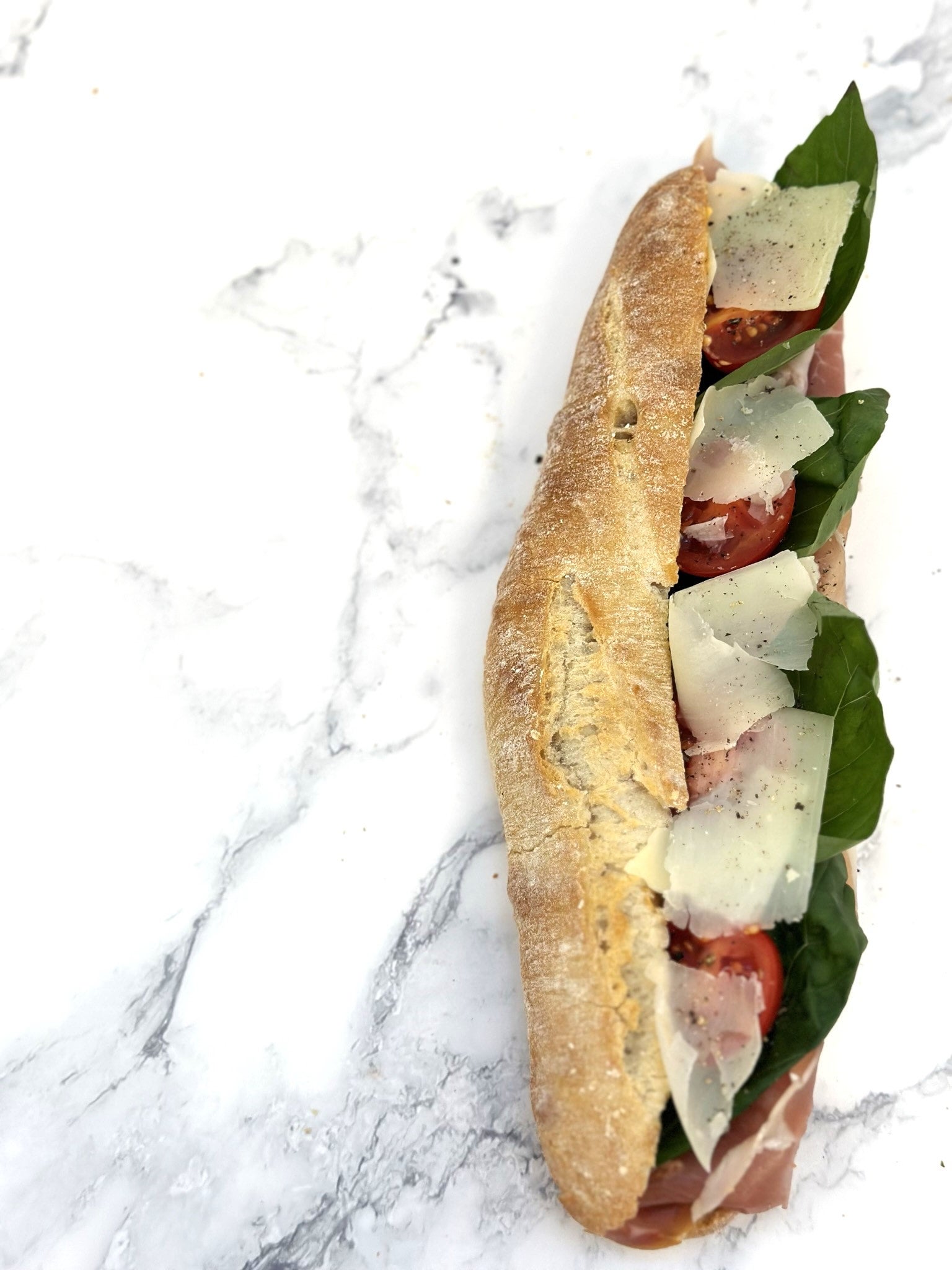 Italian Prosciutto Baguette Cafe Cotton